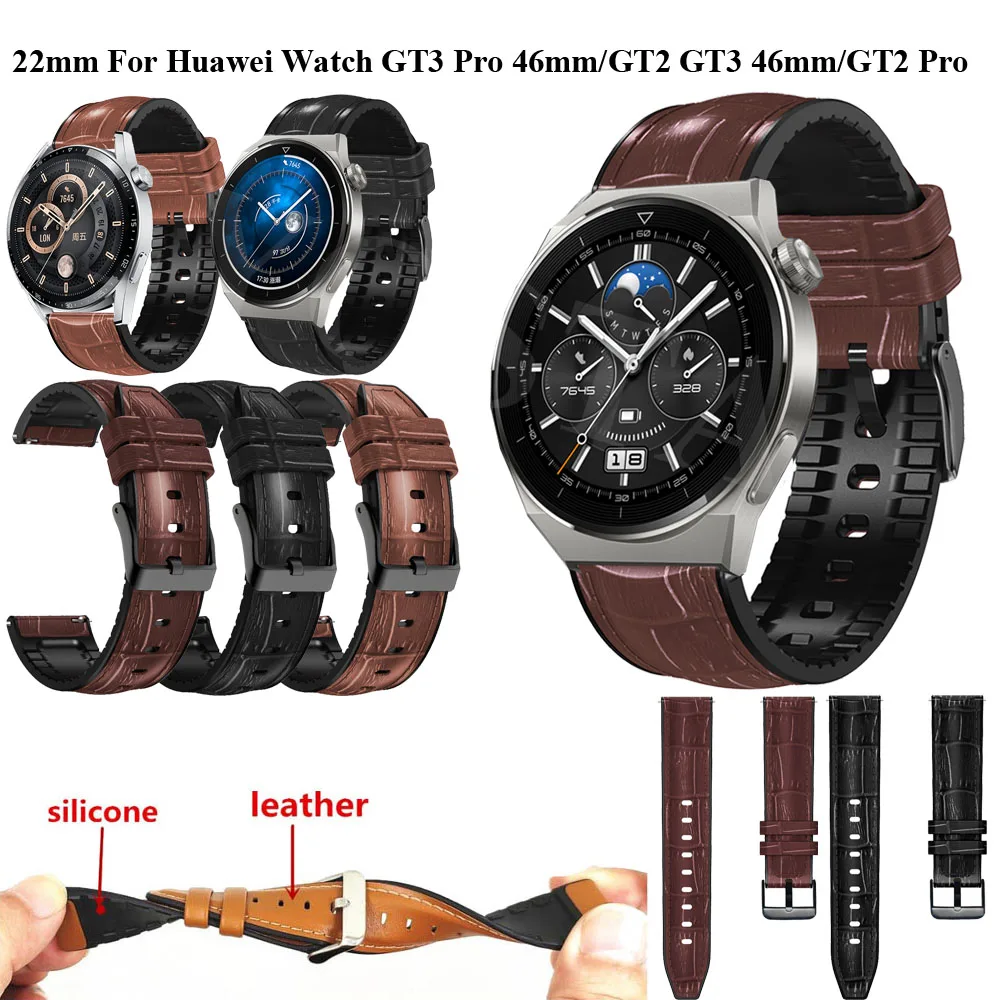 Ремешок из натуральной кожи для Huawei GT 2 GT 3 GT3 Pro 46 мм, мужской сменный Браслет для наручных часов GT2 GT Runner 46 мм, 22 мм
Ремешок из натуральной кожи для Huawei GT 2 GT 3 GT3 Pro 46 мм, мужской сменный Браслет для наручных часов GT2 GT Runner 46 мм, 22 мм