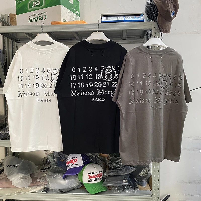 New MM6 Margiela Logo T Shirt Men Women 1:1 Best Quality Oversize Alphanumeric Printed Short Sleeves T-shirts Top Tees
New MM6 Margiela Logo T Shirt Men Women 1:1 Best Quality Oversize Alphanumeric Printed Short Sleeves T-shirts Top Tees