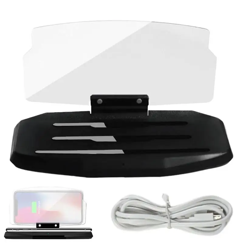 Car Heads Up Display Heads Up Display Car For Convenient Driving Wireless Charging Stand Portable Adjustable Angle HUD Display
Car Heads Up Display Heads Up Display Car For Convenient Driving Wireless Charging Stand Portable Adjustable Angle HUD Display