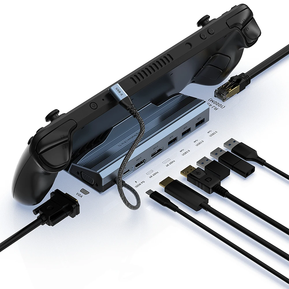 Сетевое зарядное устройство PD, HDMI-совместимый удлинитель, Тип C, USB 3,0, игровой держатель, база PD3.0, 4K, 60 Гц, для игровой консоли Steam
Сетевое зарядное устройство PD, HDMI-совместимый удлинитель, Тип C, USB 3,0, игровой держатель, база PD3.0, 4K, 60 Гц, для игровой консоли Steam