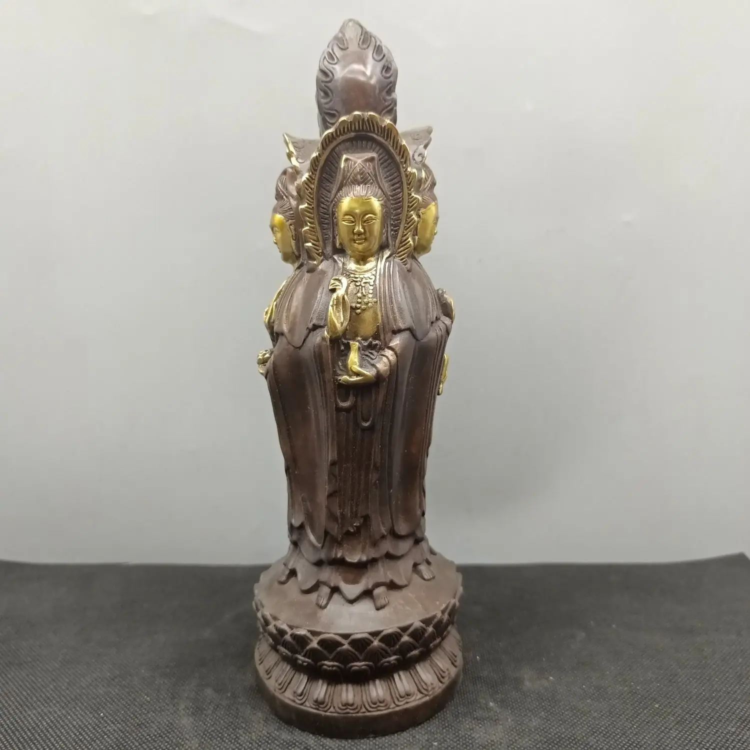 China Elaboration Bronze Statue Geomantic Propitious Wealth ‘Four Sided Guanyin’ Metal Crafts Home Decoration
China Elaboration Bronze Statue Geomantic Propitious Wealth ‘Four Sided Guanyin’ Metal Crafts Home Decoration