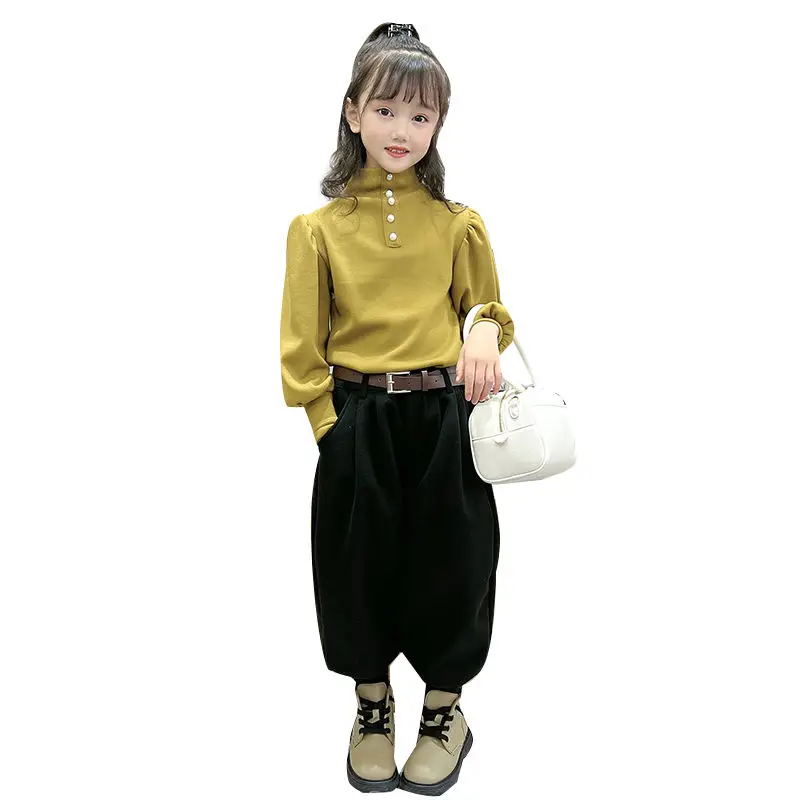2023 New Girls Autumn and Winter Bottoming Shirt for Teenage Girls Long-sleeved Velvet All-match High-neck Design Slim Top T127
2023 New Girls Autumn and Winter Bottoming Shirt for Teenage Girls Long-sleeved Velvet All-match High-neck Design Slim Top T127