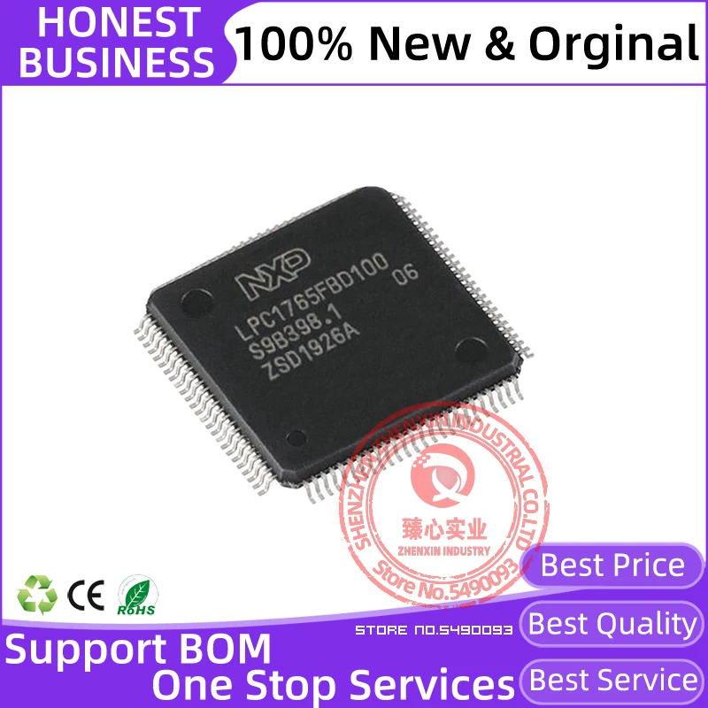 LPC1765FBD100 LQFP-100 ARM микроконтроллеры новый оригинальный ic 
LPC1765FBD100 LQFP-100 ARM микроконтроллеры новый оригинальный ic