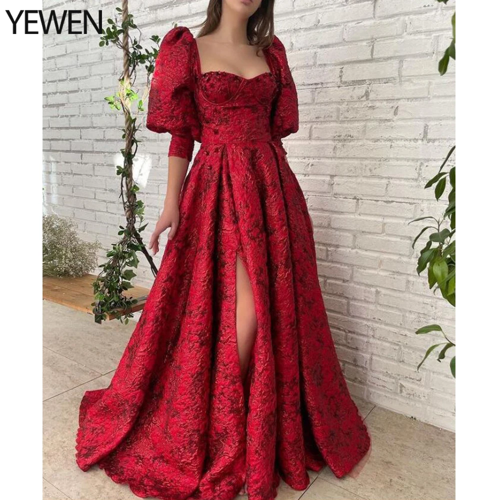 Elegant Red Prom Dress Long Puff Sleeves Tube Top Gorgeous 2022 Formal Occasion Evening Dresses Vestidos Elegantes
Elegant Red Prom Dress Long Puff Sleeves Tube Top Gorgeous 2022 Formal Occasion Evening Dresses Vestidos Elegantes