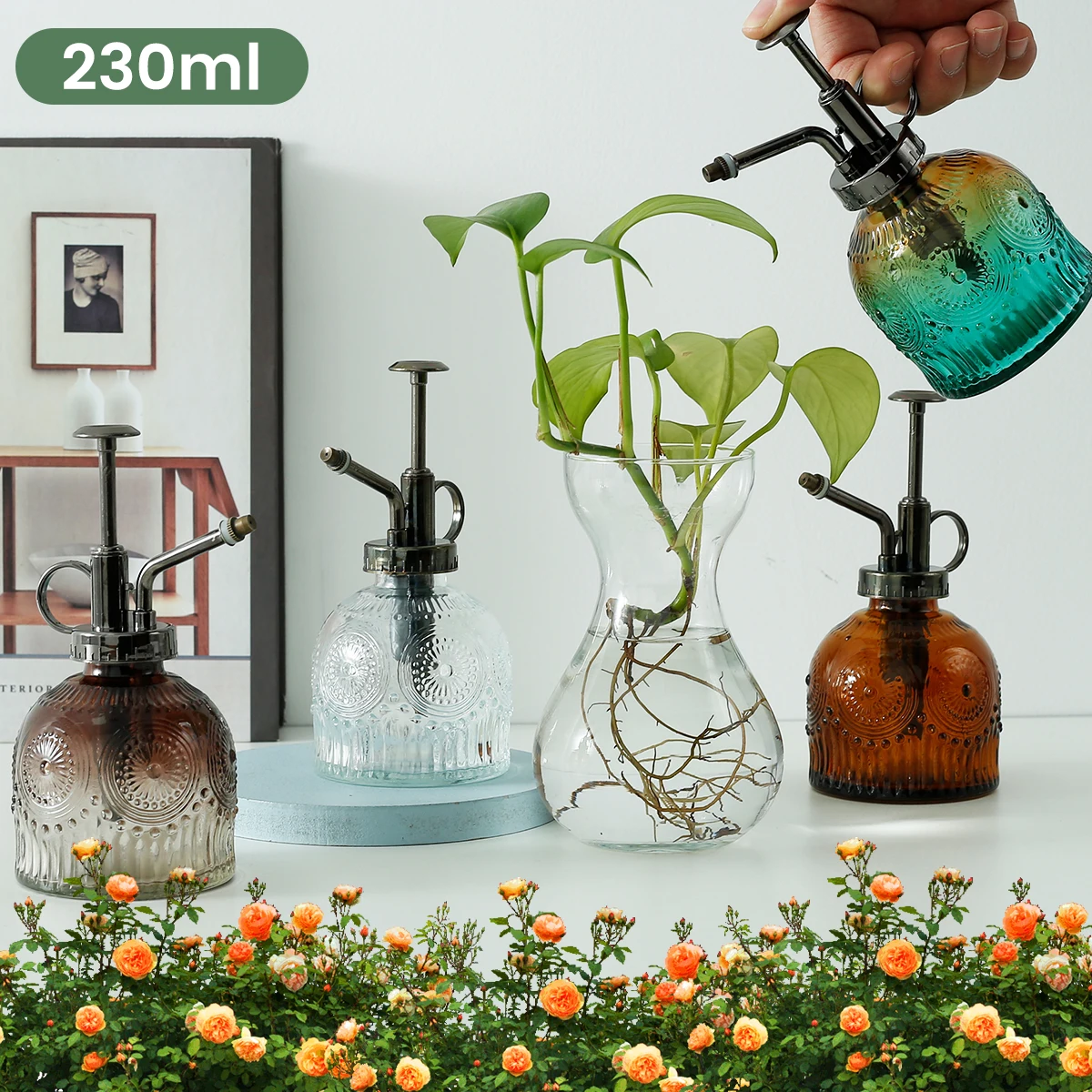200ML Watering Pot Plant Flower Spray Bottle Atomiser Watering Can Plant Flower Spray Bottle for Garden Tools Supplies
200ML Watering Pot Plant Flower Spray Bottle Atomiser Watering Can Plant Flower Spray Bottle for Garden Tools Supplies