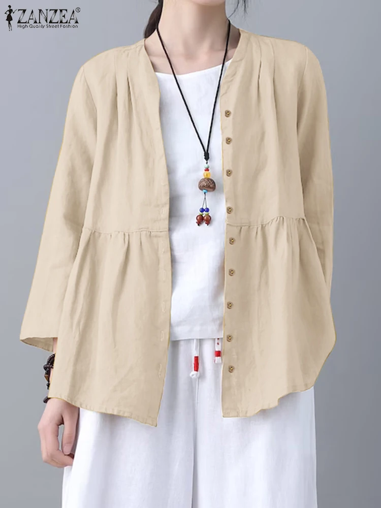 Autumn Elegant Shirt Women's Blouse ZANZEA 2023 Fashion Kimono Casual Long Sleeve Shirts Female Tunic Blusas Cardigan Tops Thin
Autumn Elegant Shirt Women's Blouse ZANZEA 2023 Fashion Kimono Casual Long Sleeve Shirts Female Tunic Blusas Cardigan Tops Thin