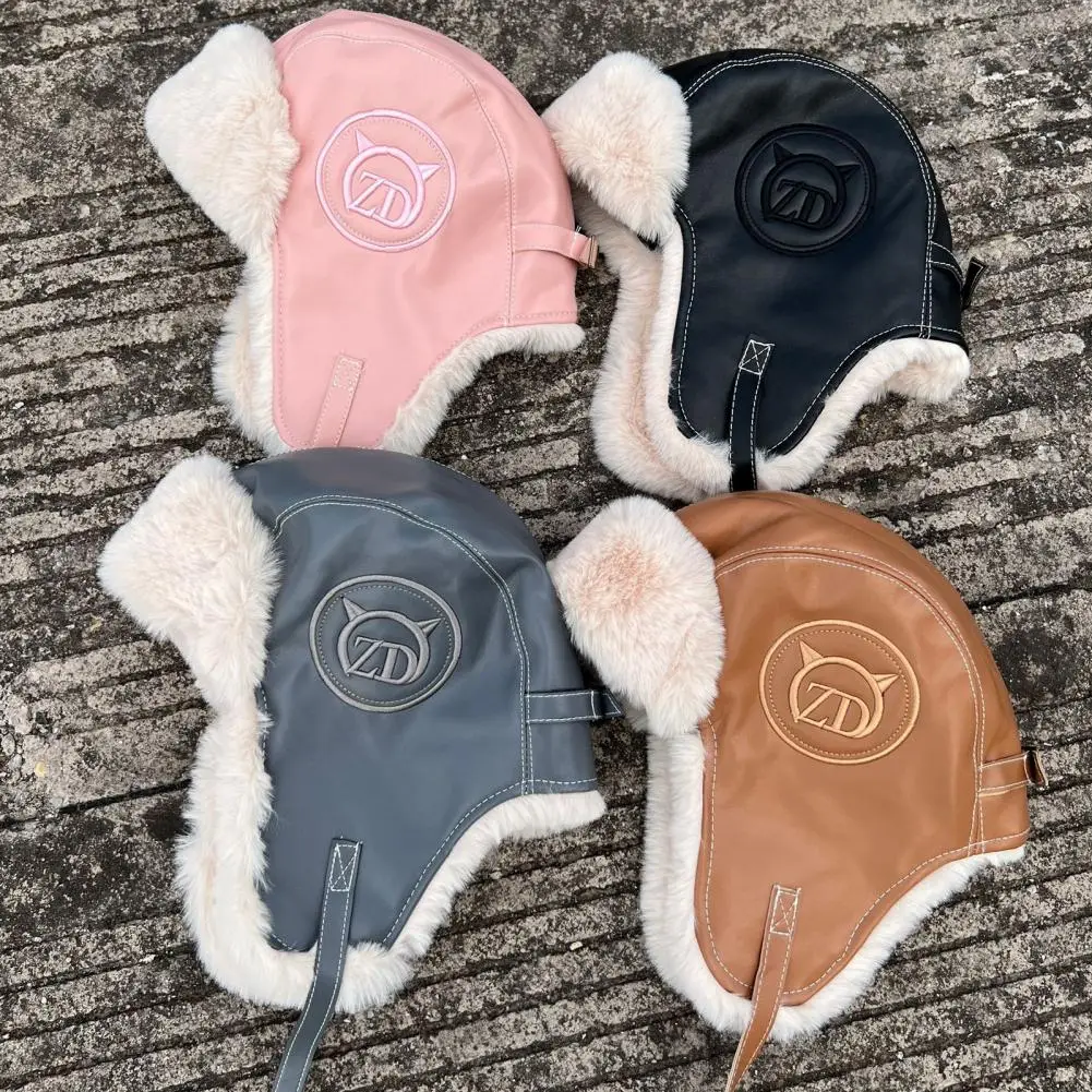 Trapper Hat Fixing Strap Skin-touch Keep Warm Coldproof Alphabet Bomber Hat Women Hat for Skiing
Trapper Hat Fixing Strap Skin-touch Keep Warm Coldproof Alphabet Bomber Hat Women Hat for Skiing