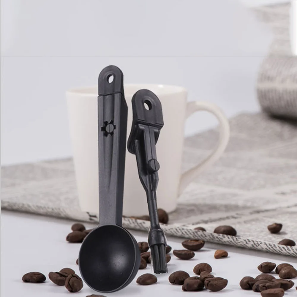 2 In 1 Coffee Spoon Cleaning Brush Standard Measuring Spoon Dual-Use Bean Scoop Powder Press Scoop Coffee Machine Accessories
2 In 1 Coffee Spoon Cleaning Brush Standard Measuring Spoon Dual-Use Bean Scoop Powder Press Scoop Coffee Machine Accessories