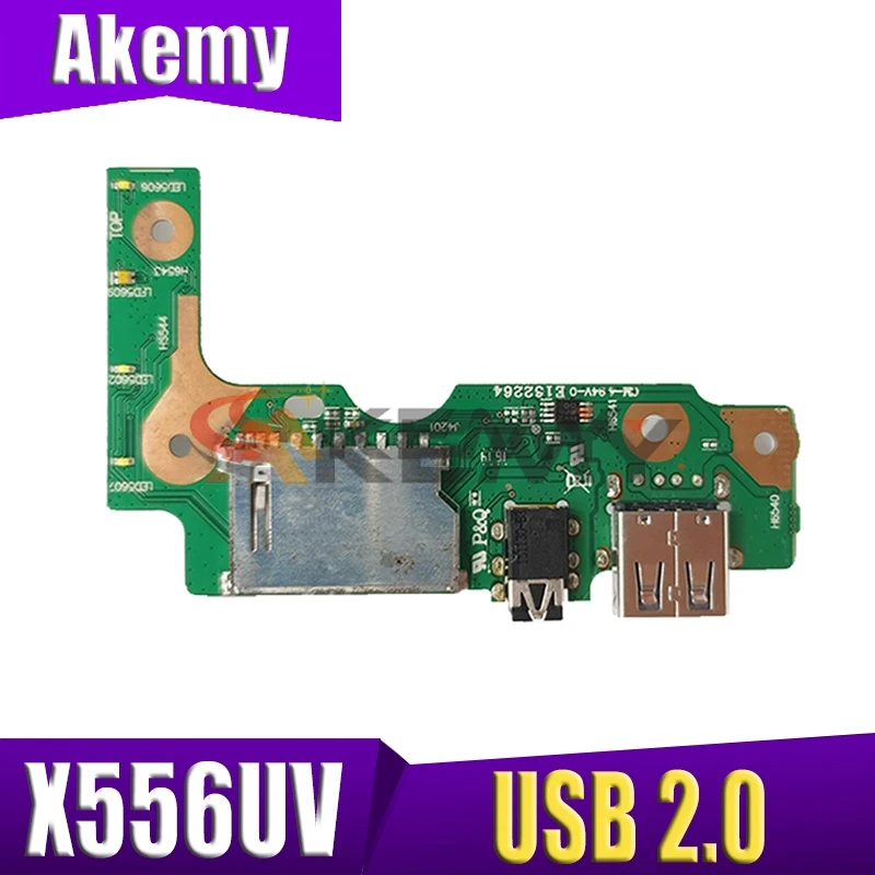 Akemy For Asus X556U X556UJ X556UJQ X556UB X556UA X555UV FL5900 LF5800 Laptop Audio USB 2.0 IO Interface JACK Board
Akemy For Asus X556U X556UJ X556UJQ X556UB X556UA X555UV FL5900 LF5800 Laptop Audio USB 2.0 IO Interface JACK Board