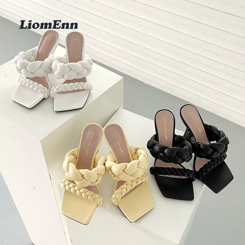 Weave Design Heels Slippers Women Outdoor Casual Summer High Heels Slippers For Women Sandals 2022 Yellow White Sexy Party Shoes
Weave Design Heels Slippers Women Outdoor Casual Summer High Heels Slippers For Women Sandals 2022 Yellow White Sexy Party Shoes