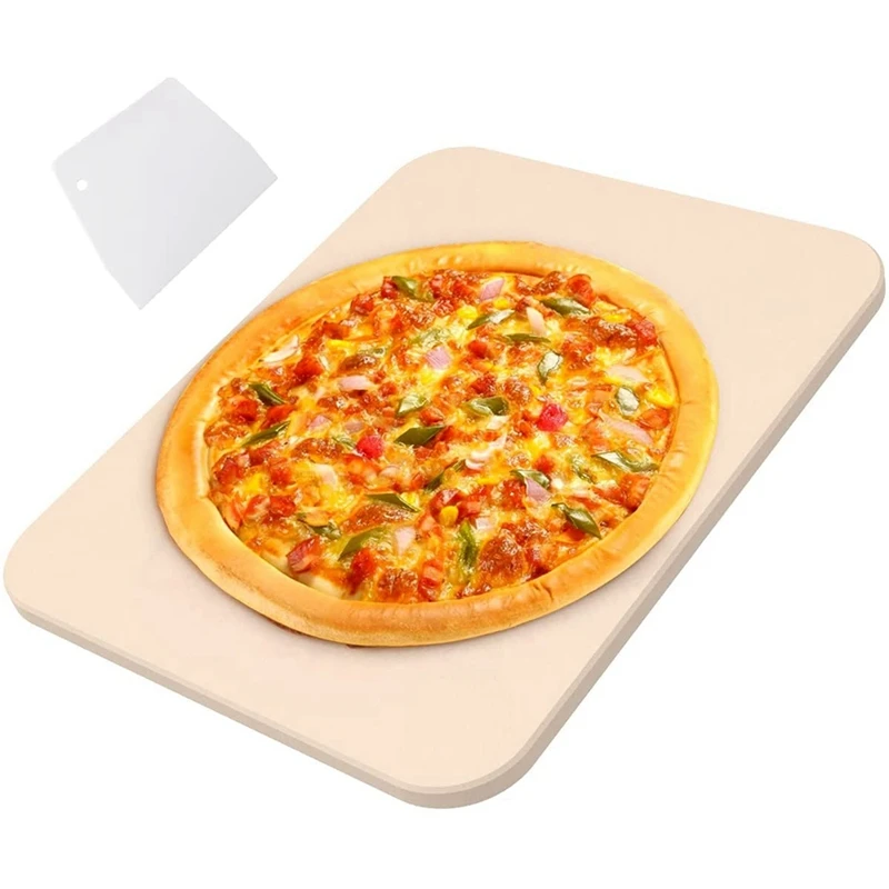 Stone For Oven And Grill, 15 X 12Inch Baking Stone For Crispy Crust, Thermal Shock Resistant, Cooking Stone Pizza Pan 
Stone For Oven And Grill, 15 X 12Inch Baking Stone For Crispy Crust, Thermal Shock Resistant, Cooking Stone Pizza Pan