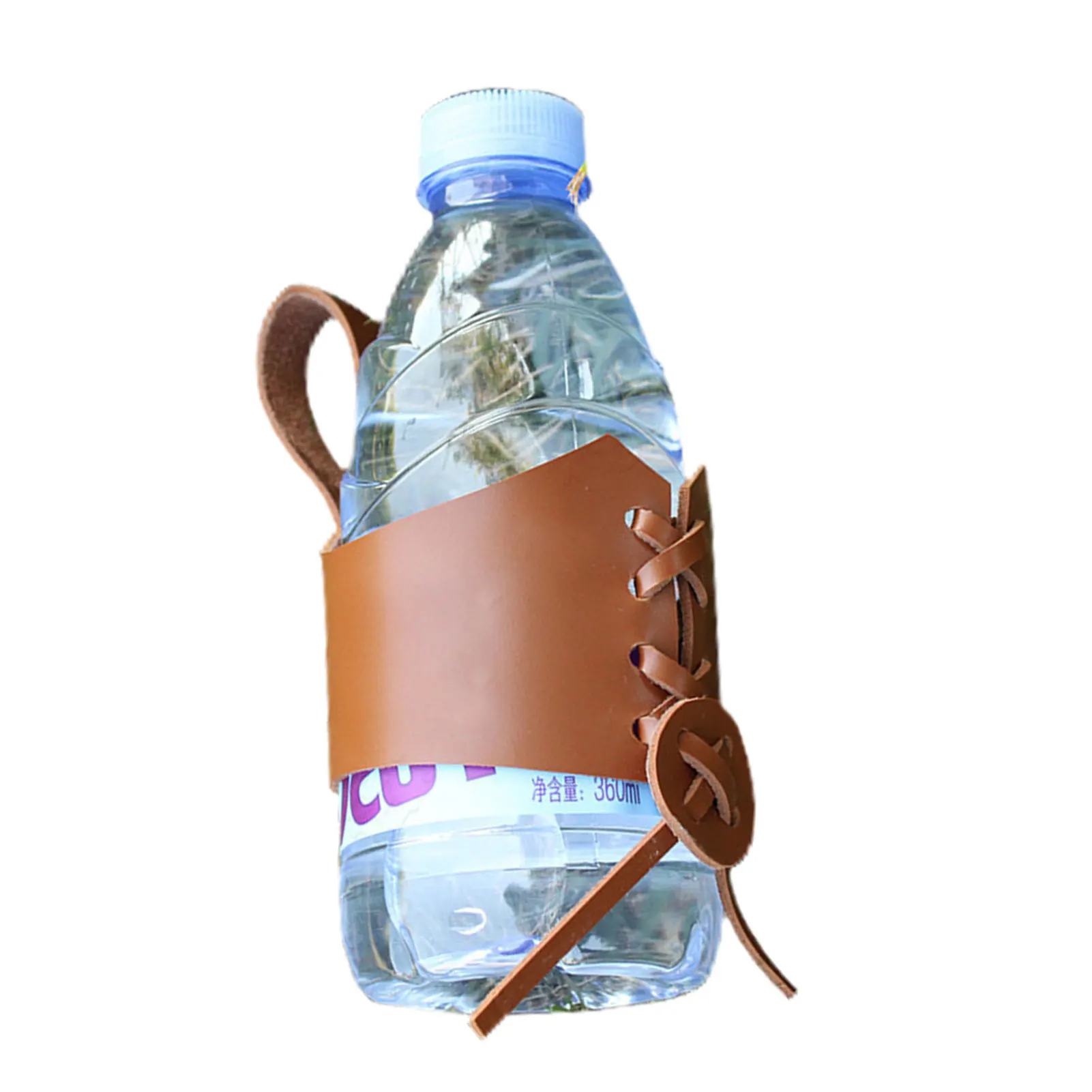 1pcs Outdoor Pu Leather Water Bottle Cover Hand-Held Holder Coffee Milk Tea Cup Outer Packaging Cup Holder Portable Reusable
1pcs Outdoor Pu Leather Water Bottle Cover Hand-Held Holder Coffee Milk Tea Cup Outer Packaging Cup Holder Portable Reusable