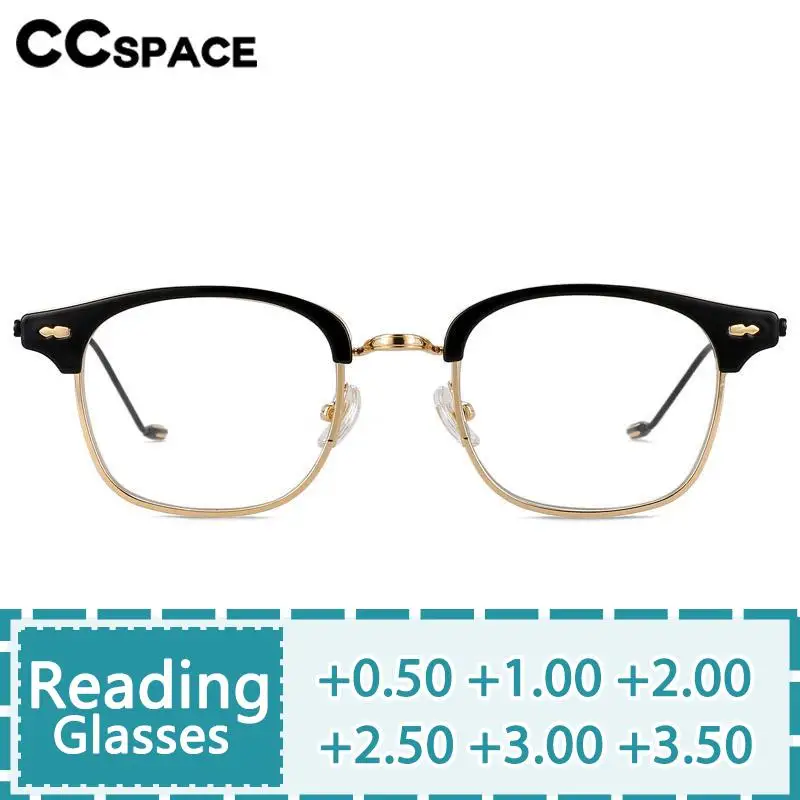 R49425 Vintage Metal Eyebrow Frame Reading Glasses+1.00 +2.00 +3.00 Men Women Fashion Half Frame Presbyopic Glasses
R49425 Vintage Metal Eyebrow Frame Reading Glasses+1.00 +2.00 +3.00 Men Women Fashion Half Frame Presbyopic Glasses
