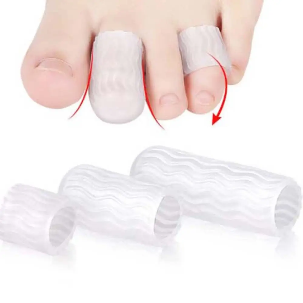 2Pcs Silicone Gel Little Toe Tube Corns Blisters Corrector Pinkie Protector Gel Bunion Toe Finger Protection Gel Sleeve
2Pcs Silicone Gel Little Toe Tube Corns Blisters Corrector Pinkie Protector Gel Bunion Toe Finger Protection Gel Sleeve