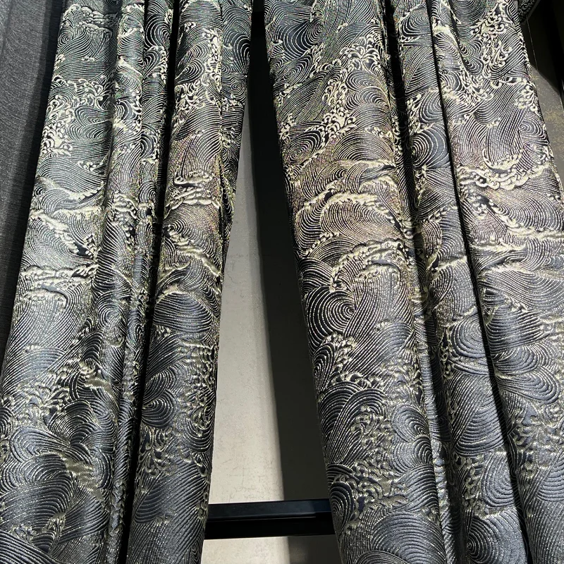 Curtains for Living Dining Room Bedroom Classical New Chinese Auspicious Cloud Jacquard High Precision Simulated Silk Retro
Curtains for Living Dining Room Bedroom Classical New Chinese Auspicious Cloud Jacquard High Precision Simulated Silk Retro
