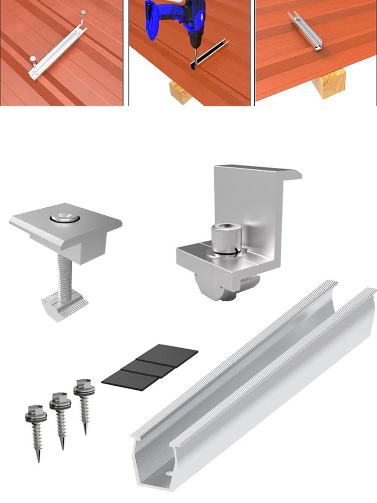 2/4 Set 30/35mm Solar Panel Photovoltaic Bracket Mounting Rail Trapezoidal Sheet Cell Solar Panel Dustproof Accessories PV
2/4 Set 30/35mm Solar Panel Photovoltaic Bracket Mounting Rail Trapezoidal Sheet Cell Solar Panel Dustproof Accessories PV