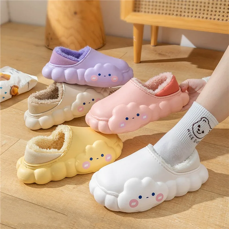 Зимние водонепроницаемые тапочки на платформе для мужчин и женщин, Мультяшные хлопковые теплые тапочки, дизайнерская нескользящая Мягкая ...
Зимние водонепроницаемые тапочки на платформе для мужчин и женщин, Мультяшные хлопковые теплые тапочки, дизайнерская нескользящая Мягкая ...