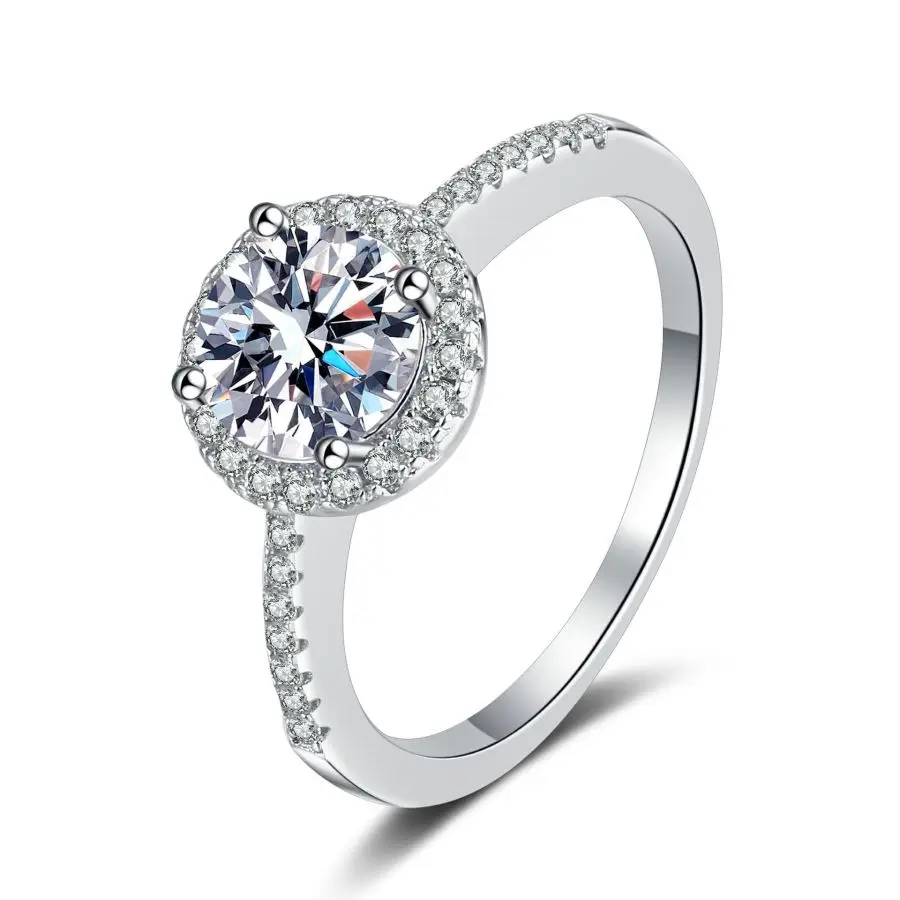 Wholesale D Color Latest Round Design Moissanite Eternity Wedding Band 925 Silver Engagement Rings Women
Wholesale D Color Latest Round Design Moissanite Eternity Wedding Band 925 Silver Engagement Rings Women