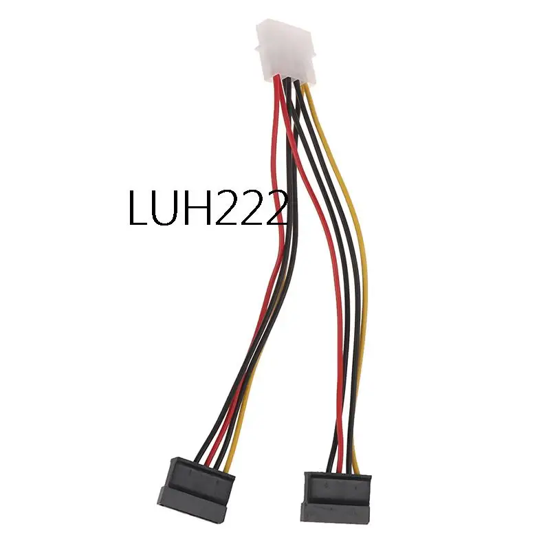 4Pin IDE Molex to 2 serial ata sata y splitter hard drive power supply cable
4Pin IDE Molex to 2 serial ata sata y splitter hard drive power supply cable