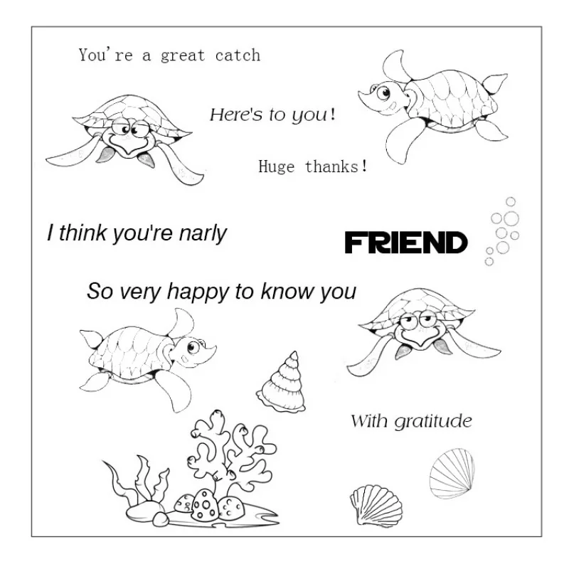 Transparent Stamps Sea Turtle Sign 2022 Rubber Silicone Seal for DIY Scrapbooking Card Making Album Decoration Crafts
Transparent Stamps Sea Turtle Sign 2022 Rubber Silicone Seal for DIY Scrapbooking Card Making Album Decoration Crafts