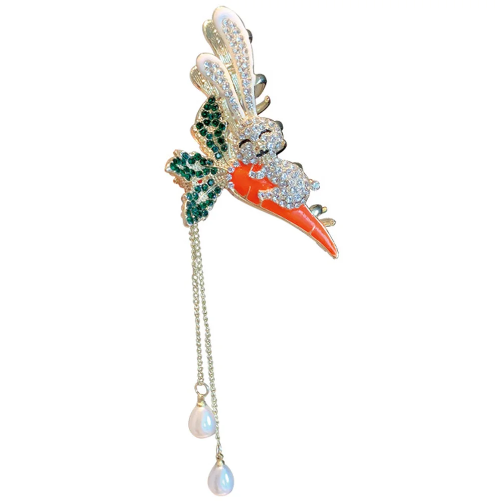 Styling Rhinestone Inlaid Tassel Alligator Clip Easter Barrette Festival Party Headwear Easter Hairpin Easter Hair Clip
Styling Rhinestone Inlaid Tassel Alligator Clip Easter Barrette Festival Party Headwear Easter Hairpin Easter Hair Clip