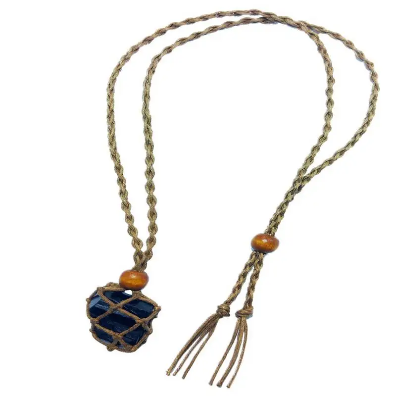 Natural Black Stone Necklace Crystal Healing Pendant Fashion Jewelry Accessories Amulet Gift Drop Shipping
Natural Black Stone Necklace Crystal Healing Pendant Fashion Jewelry Accessories Amulet Gift Drop Shipping