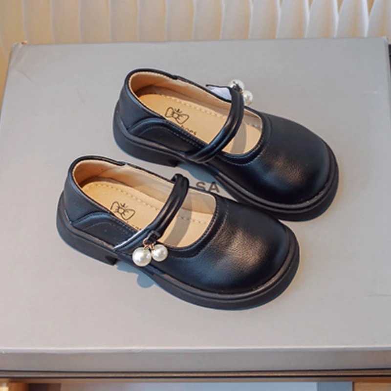 Children Black Mary Jane Shoes Korean Style Girls Pearl Casual Shoes Fashion Breathable Comfortable Kid Princess Single Shoes
Children Black Mary Jane Shoes Korean Style Girls Pearl Casual Shoes Fashion Breathable Comfortable Kid Princess Single Shoes