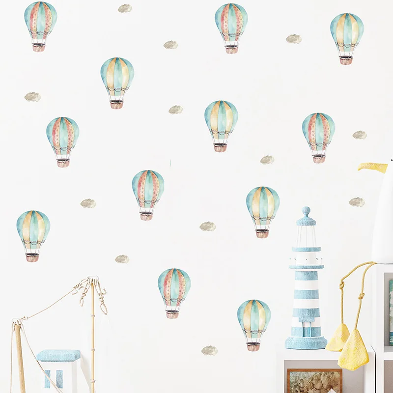 Watercolor Animals Hot Air Balloon Clouds Wall Stickers Blue Color for Kids Room Baby Nursery Room Wall Decals Boy Room Stickers
Watercolor Animals Hot Air Balloon Clouds Wall Stickers Blue Color for Kids Room Baby Nursery Room Wall Decals Boy Room Stickers