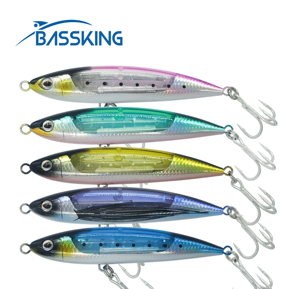 

BASSKING Sinking Pencil Fishing Lure 150mm 70.4g Stickbait Wobbler Artificial Hard Bait for Sea Trolling Tuna Fishing Lure