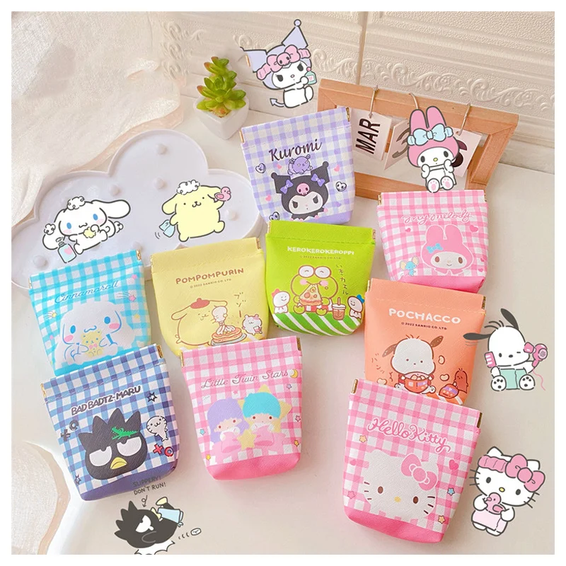 Sanrioed мини сумка для хранения с мультяшным принтом в женском стиле My Melody Cinnamoroll Kuromi PurinDog аниме открывающийся дизайн для хранения милый
Sanrioed мини сумка для хранения с мультяшным принтом в женском стиле My Melody Cinnamoroll Kuromi PurinDog аниме открывающийся дизайн для хранения милый