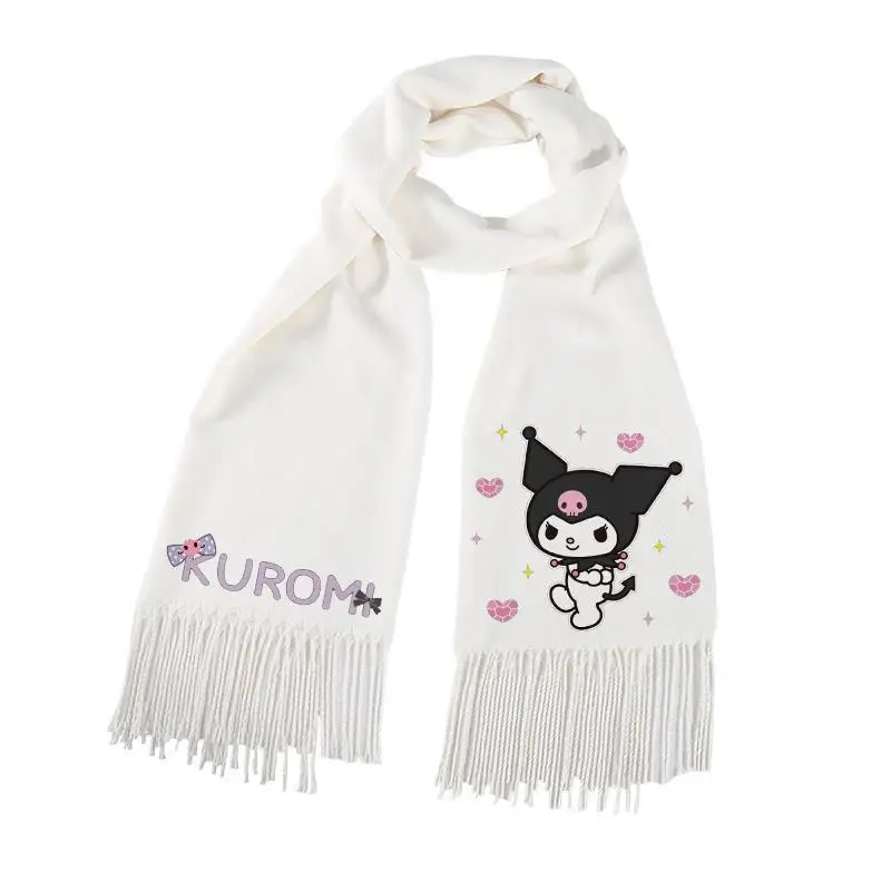Новый мультяшный шарф Sanrio Kuromi с сердечками японской Девушки Осень-зима милый мультяшный теплый шарф для студентов пары
Новый мультяшный шарф Sanrio Kuromi с сердечками японской Девушки Осень-зима милый мультяшный теплый шарф для студентов пары
