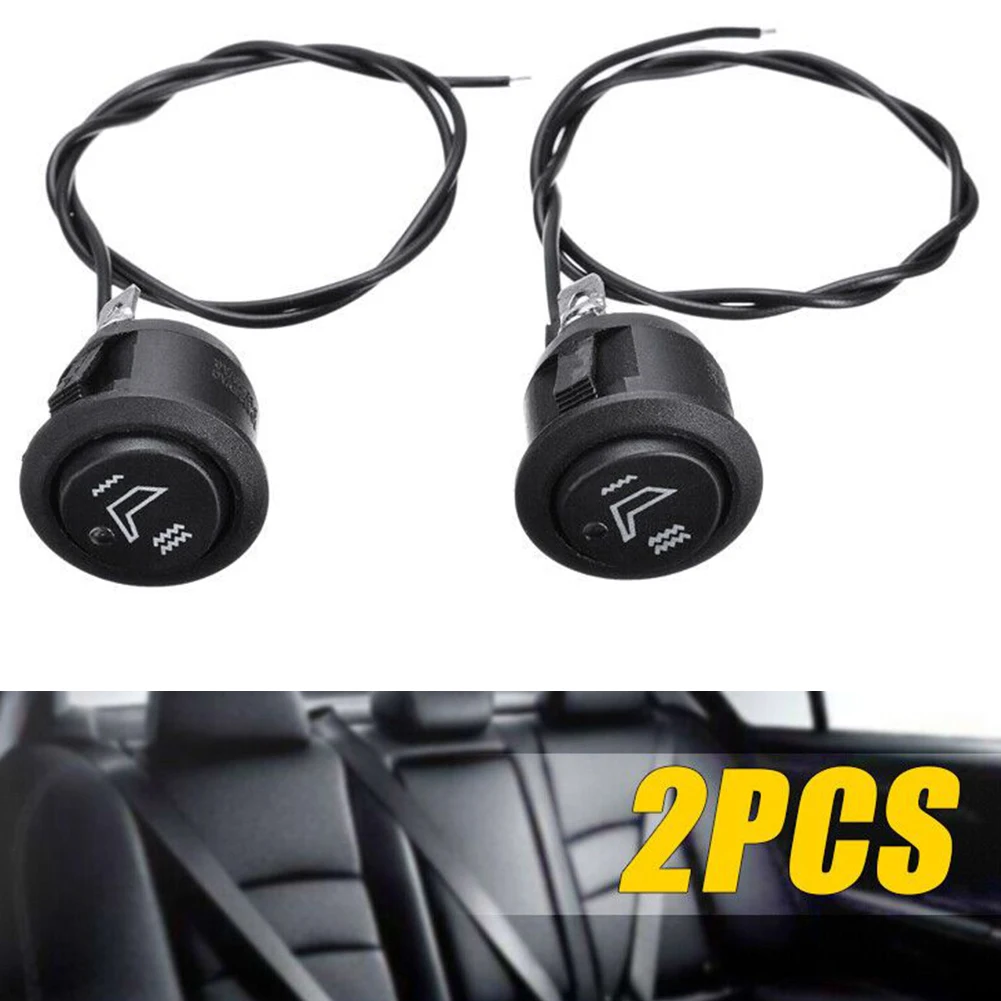 2Pcs Car Seats Heater Switch 3Pin Round Heated Rocker Hi/Low Off Control 12V High Position Lights Up Red, Low Position Lights Up
2Pcs Car Seats Heater Switch 3Pin Round Heated Rocker Hi/Low Off Control 12V High Position Lights Up Red, Low Position Lights Up