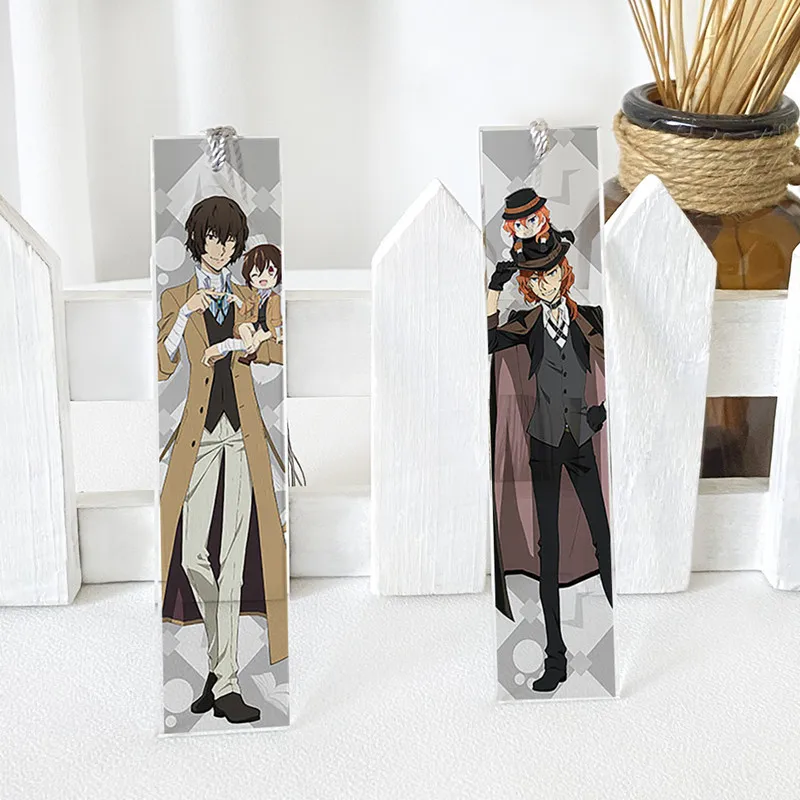 Bungo Stray Dogs dazai osamu Nakahara Chuuya Crystal Transparent Bookmark Creative Bookmarks 3463 Stationery Accessories Figure
Bungo Stray Dogs dazai osamu Nakahara Chuuya Crystal Transparent Bookmark Creative Bookmarks 3463 Stationery Accessories Figure
