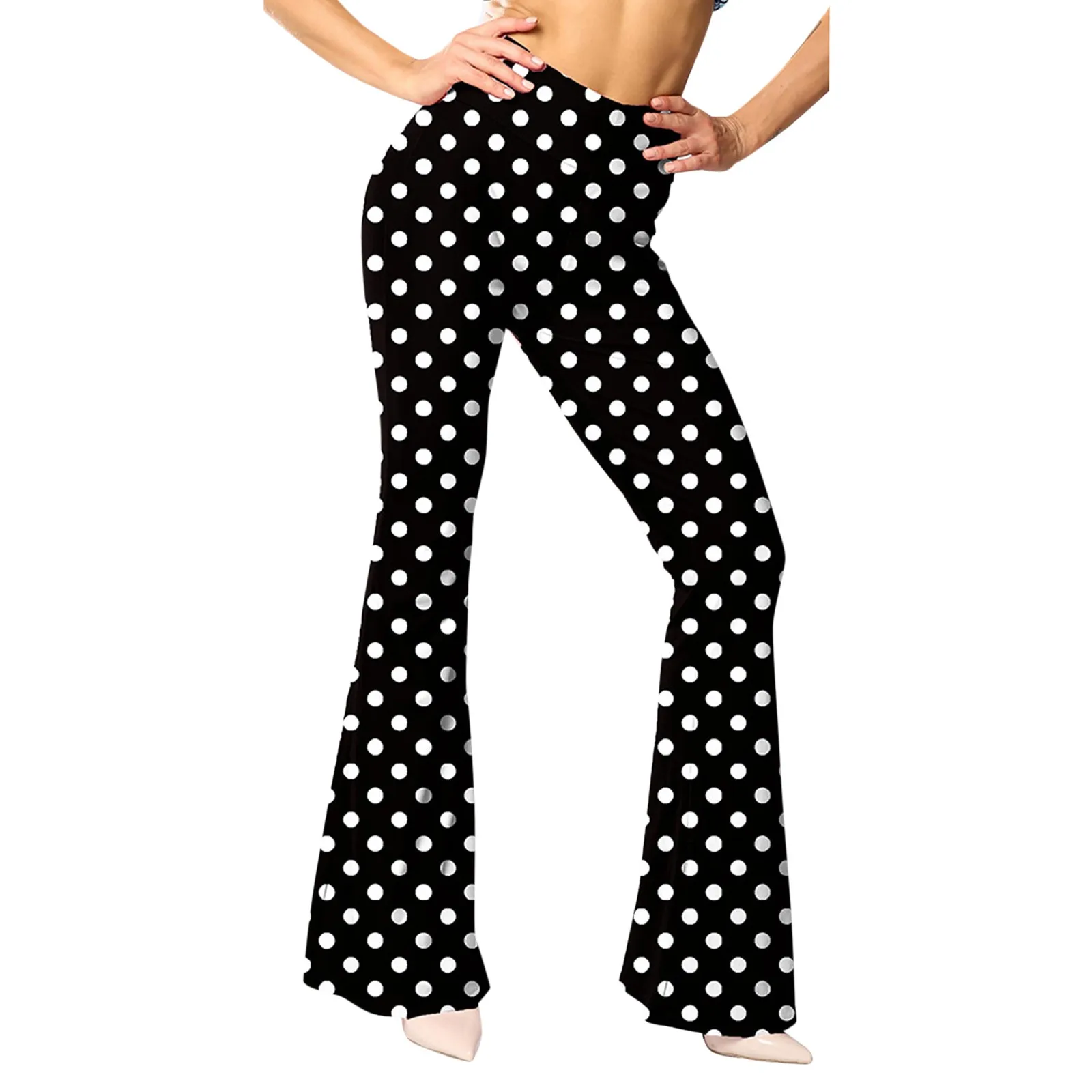 Women's Elastic Waist Wide Leg Yoga Pants Polka Dot Printed Sweatpants High Elastic Comfortable Stretch High Waist Pants
Women's Elastic Waist Wide Leg Yoga Pants Polka Dot Printed Sweatpants High Elastic Comfortable Stretch High Waist Pants