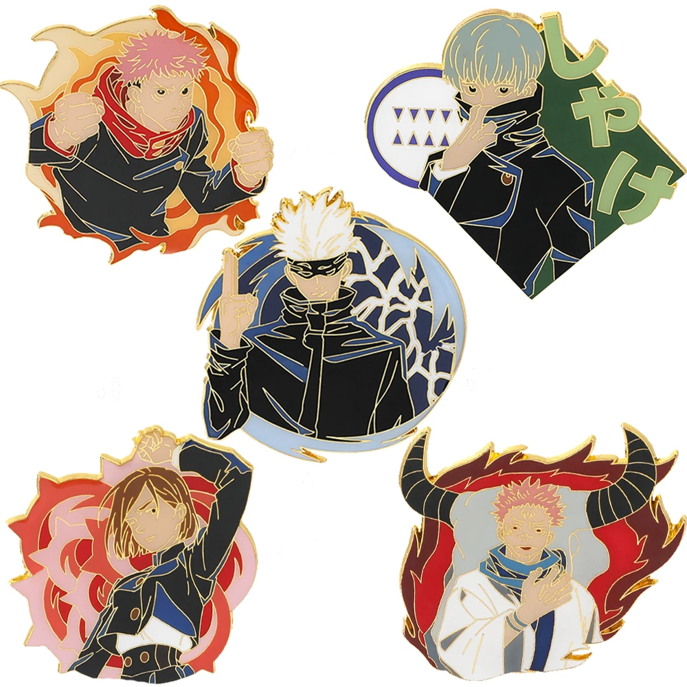 Jujutsu Kaisen Japanese Lapel Pins for Backpacks Women's Brooch Anime Enamel Pin Briefcase Badges Jewelry Accessories Gifts
Jujutsu Kaisen Japanese Lapel Pins for Backpacks Women's Brooch Anime Enamel Pin Briefcase Badges Jewelry Accessories Gifts