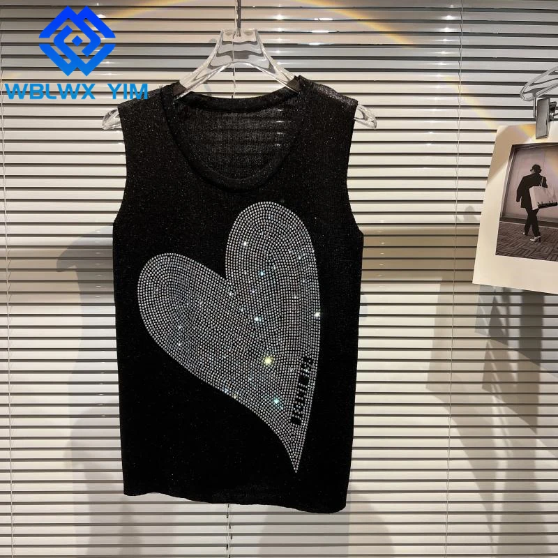 Женская трикотажная футболка с круглым вырезом, без рукавов
Женская трикотажная футболка с круглым вырезом, без рукавов