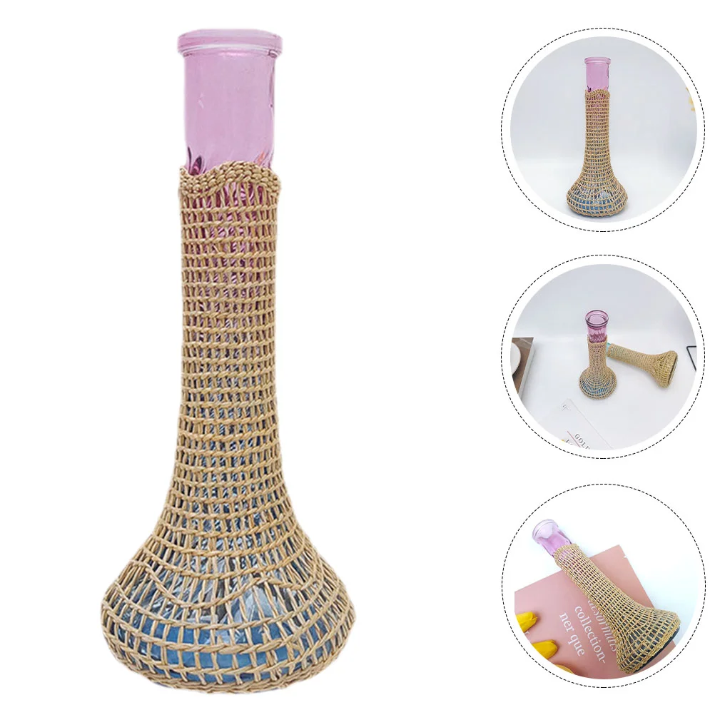 Rattan Vase Rattan Covered Glass Vase Decorative Vase for Home Decor Housewarming Party Decor
Rattan Vase Rattan Covered Glass Vase Decorative Vase for Home Decor Housewarming Party Decor