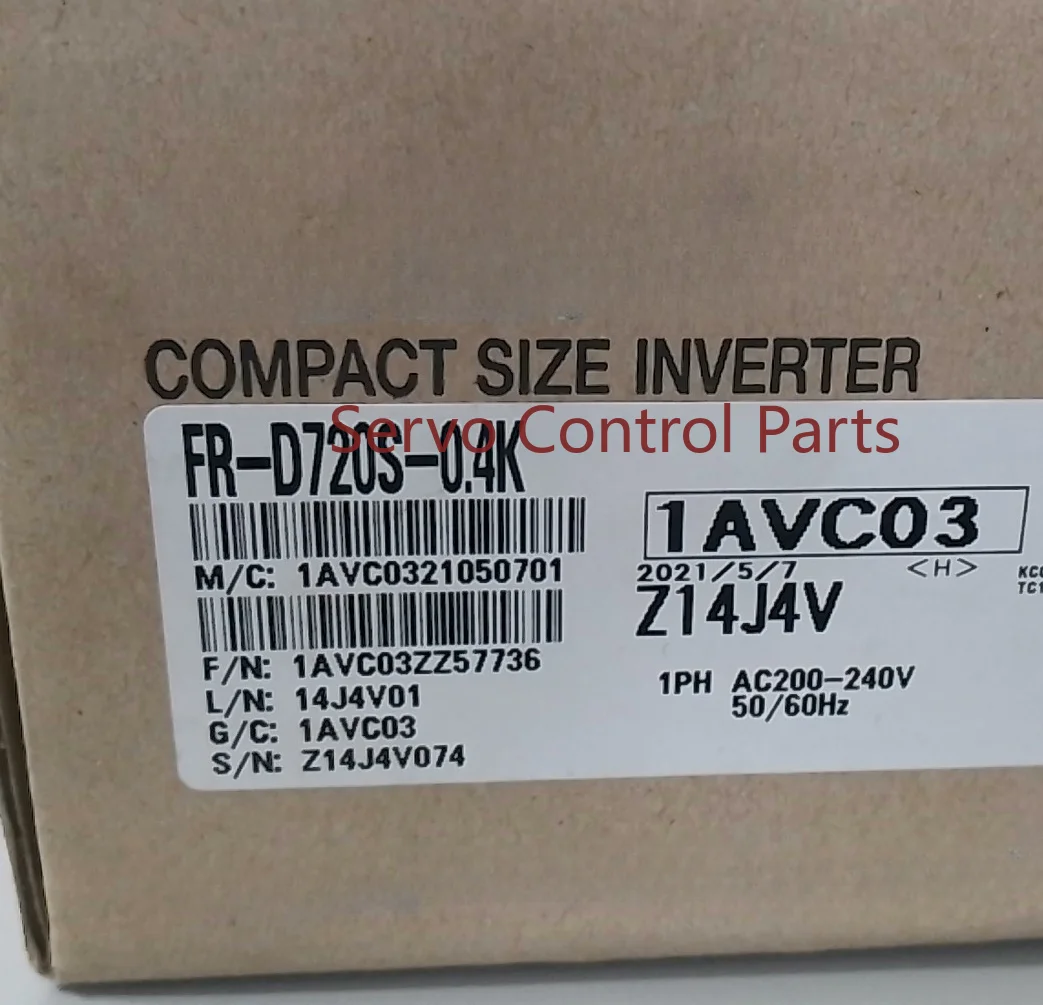 New Frequency Converter Single Phase 220V FR-D720S-0.1K FR-D720S-0.2K FR-D720S-0.4K FR-D720S-0.75K FR-D720S-1.5K FR-D720S-2.2K
New Frequency Converter Single Phase 220V FR-D720S-0.1K FR-D720S-0.2K FR-D720S-0.4K FR-D720S-0.75K FR-D720S-1.5K FR-D720S-2.2K