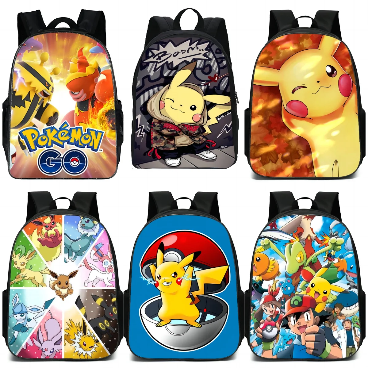 Pokemon Go Primary School Schoolbag Pikachu Boys Cartoon Children Backpack Space Schoolbag Reflective Waterproof Breathable Bag
Pokemon Go Primary School Schoolbag Pikachu Boys Cartoon Children Backpack Space Schoolbag Reflective Waterproof Breathable Bag