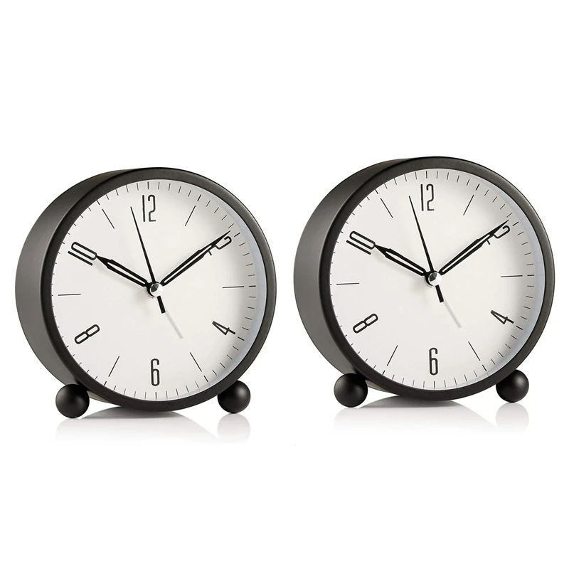 2X Silent Alarm Clock,Alarm Clock Without Ticking,Round Luminous Metal Alarm Clock,Alarm Clock Vintage Decoration
2X Silent Alarm Clock,Alarm Clock Without Ticking,Round Luminous Metal Alarm Clock,Alarm Clock Vintage Decoration