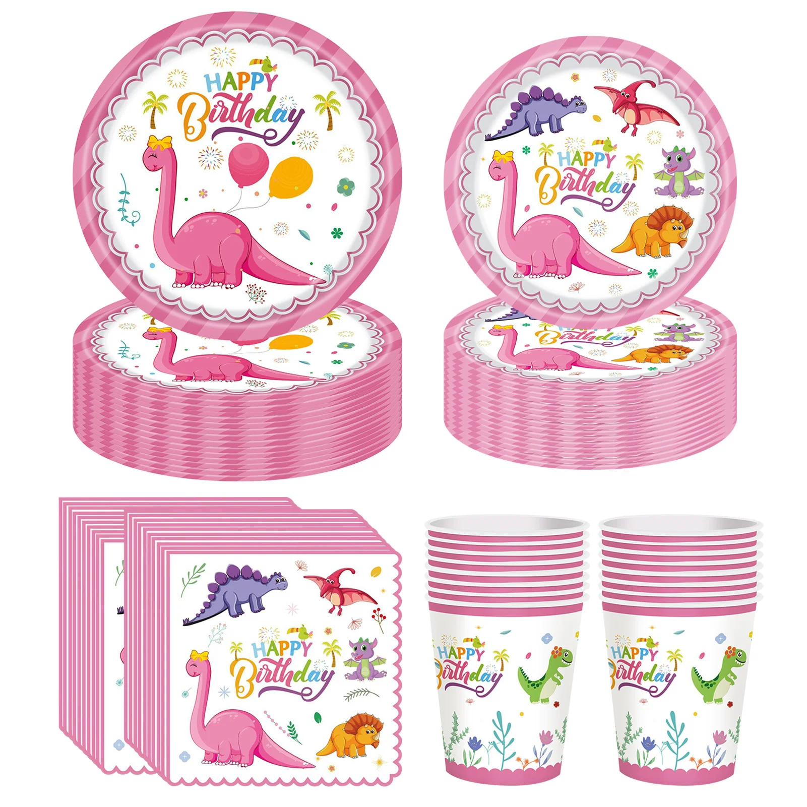 Dinosaur Party Supplies Pink Dinosaur Party Decorations For Girls Baby Happy Birthday Backdrop Balloons Plates Cups Napkins
Dinosaur Party Supplies Pink Dinosaur Party Decorations For Girls Baby Happy Birthday Backdrop Balloons Plates Cups Napkins
