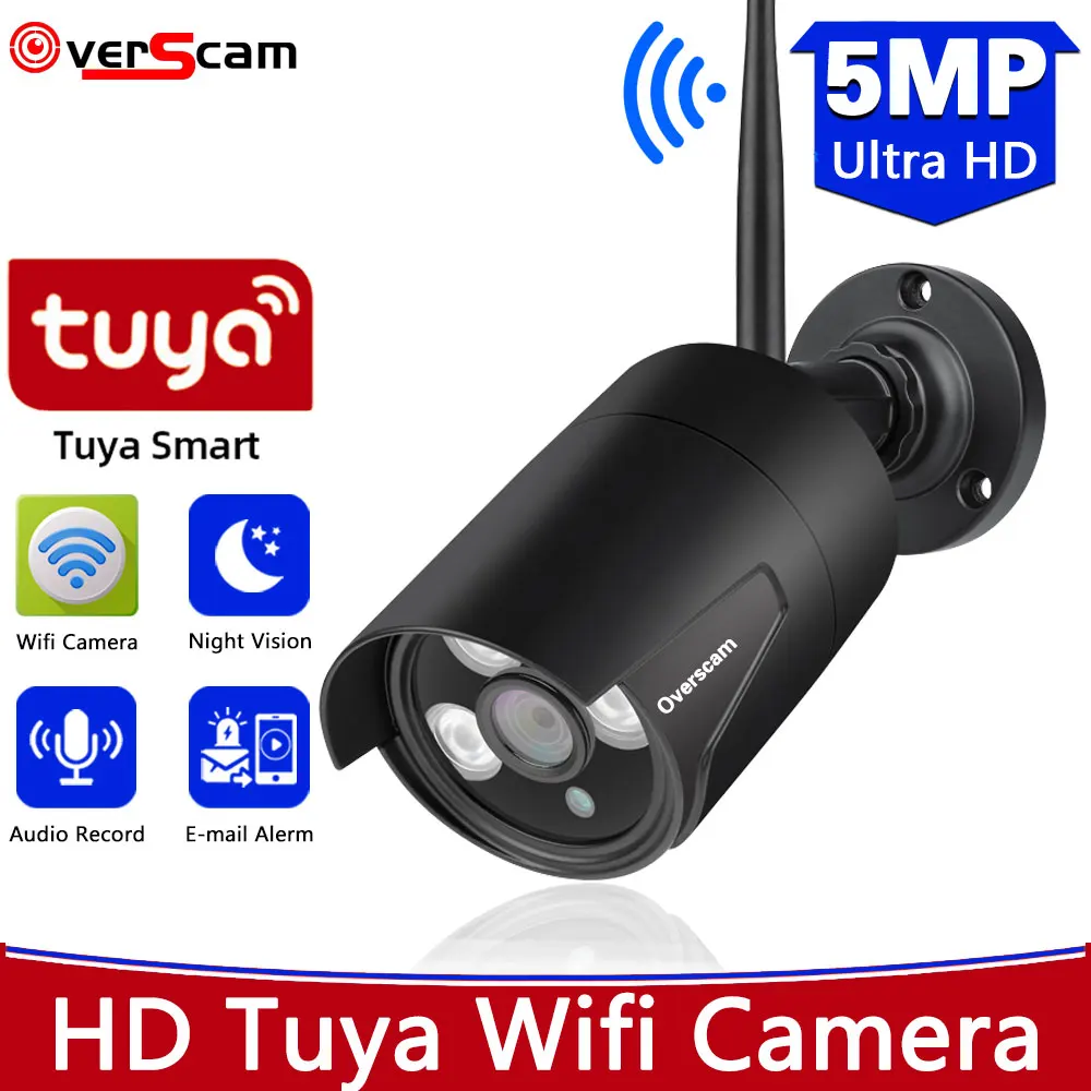 WIFI Tuya Smart Life 5MP IP Camera Security Outdoor Bullet Wireless Surveillance Street Home Motion Detection Cam SD Card Slot
WIFI Tuya Smart Life 5MP IP Camera Security Outdoor Bullet Wireless Surveillance Street Home Motion Detection Cam SD Card Slot