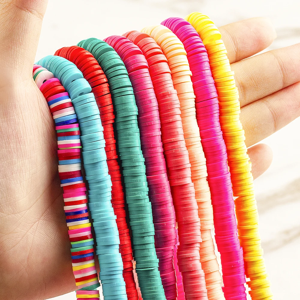 10mm DIY Couple Bracelet Accessory Colorful Charm Jewelry Polymer Clay Beads Rubber Spacer Beads For Making Handmade Jewelry
10mm DIY Couple Bracelet Accessory Colorful Charm Jewelry Polymer Clay Beads Rubber Spacer Beads For Making Handmade Jewelry