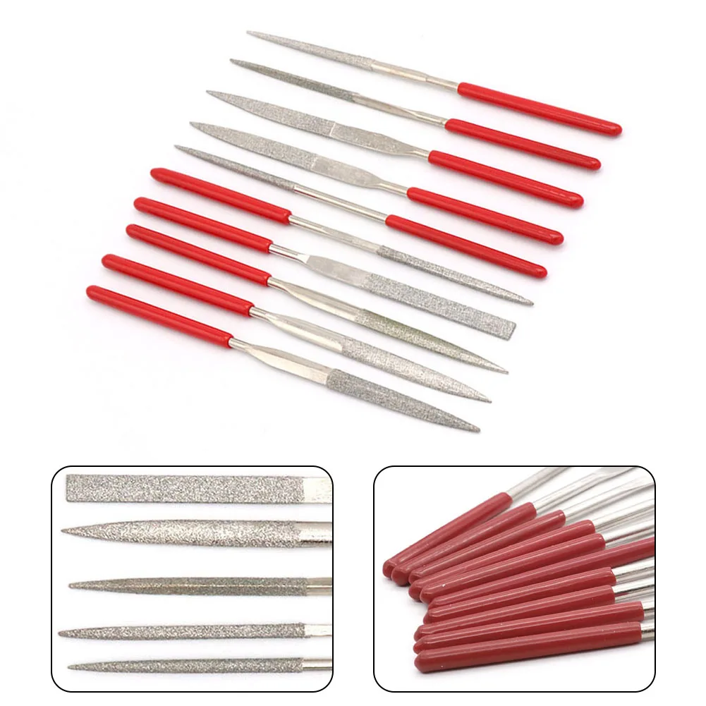 3x140mm Diamond Needle Files Set For Precision Grinding Metal Deburring Glass Chipping Fix Superior Grip Long Lifespan
3x140mm Diamond Needle Files Set For Precision Grinding Metal Deburring Glass Chipping Fix Superior Grip Long Lifespan