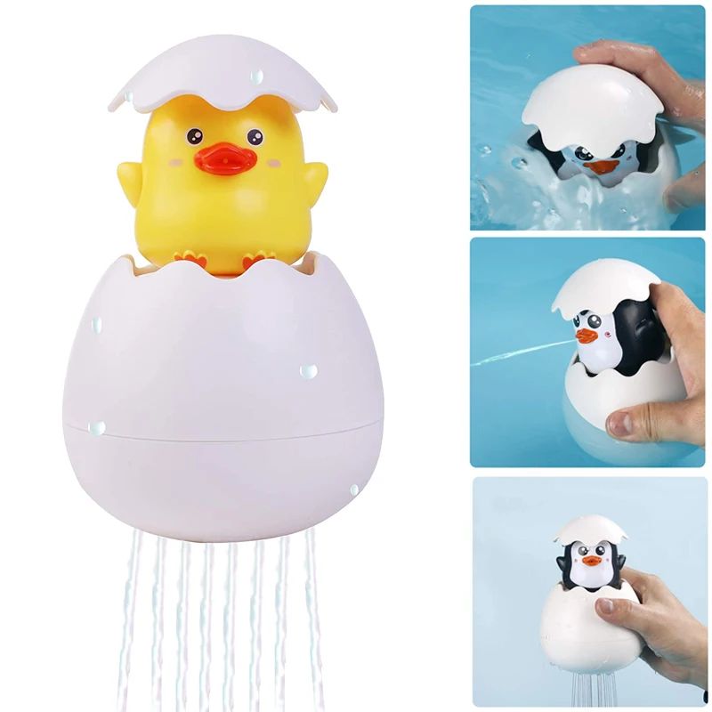Baby Bathtub Toy Cute Duck Penguin Rabbit Egg Kids Toddlers Bathroom Bathing Water Spray Sprinkler Shower Swimming Toys Gift
Baby Bathtub Toy Cute Duck Penguin Rabbit Egg Kids Toddlers Bathroom Bathing Water Spray Sprinkler Shower Swimming Toys Gift