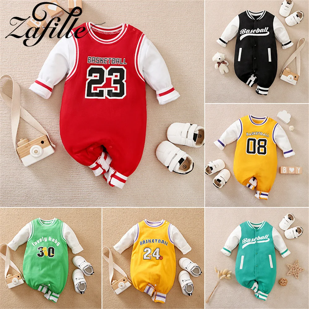 ZAFILLE Men's Baby Clothes For Newborns Boys Baseball Team Sport Jersey Baby's Rompers Letter Overalls For Kids Boys Jumpsuit
ZAFILLE Men's Baby Clothes For Newborns Boys Baseball Team Sport Jersey Baby's Rompers Letter Overalls For Kids Boys Jumpsuit