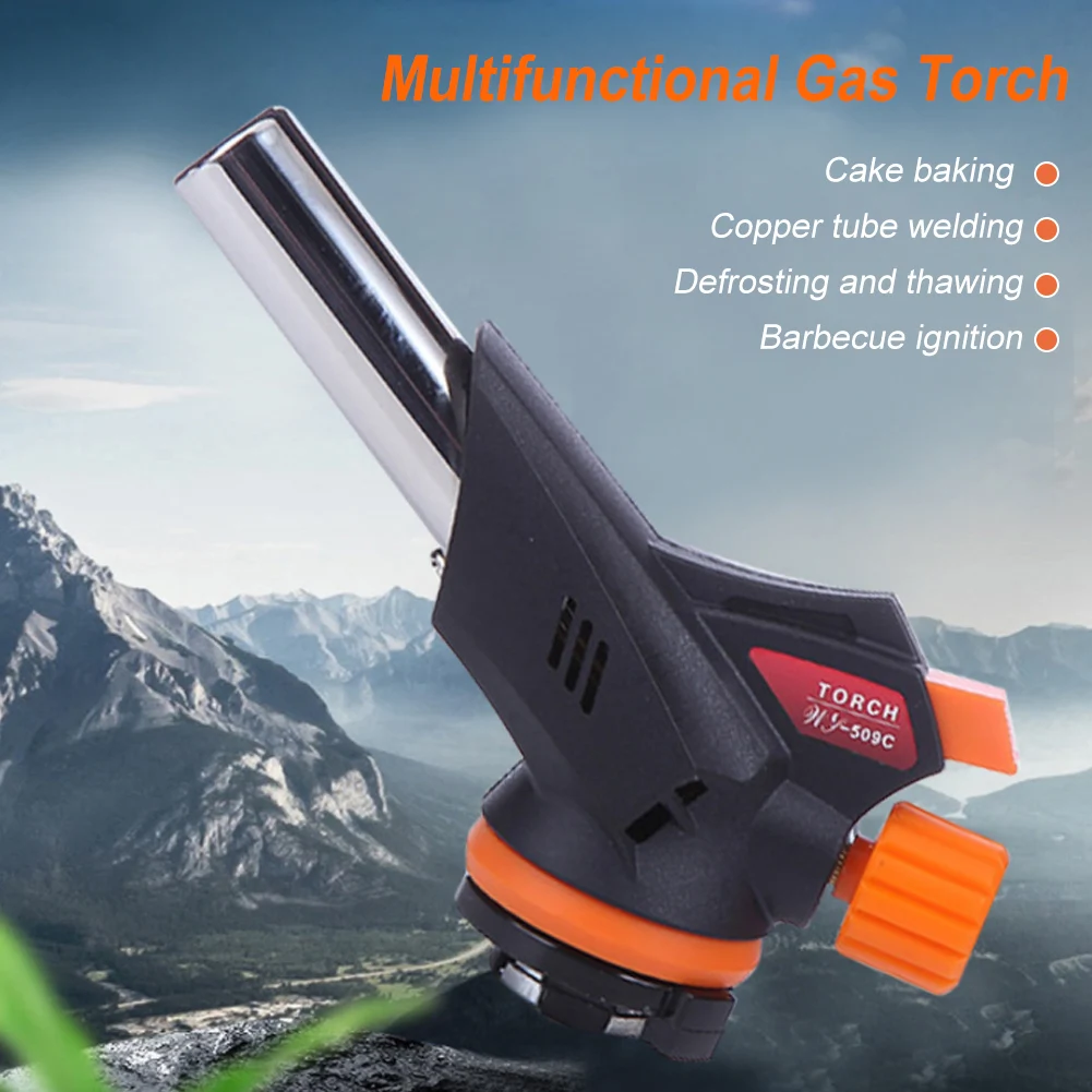 Welding Gas Burner Flame Gas Torch Flame Gun Cooking Soldering Butane Burner Lighter For Home Outdoor Hiking Camping BBQ
Welding Gas Burner Flame Gas Torch Flame Gun Cooking Soldering Butane Burner Lighter For Home Outdoor Hiking Camping BBQ