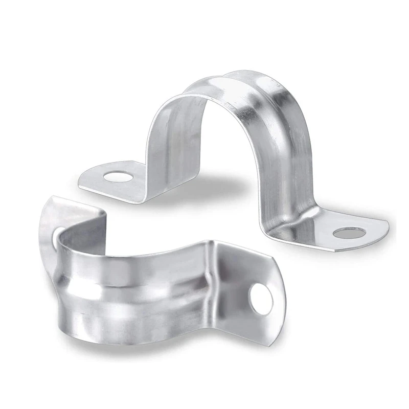 60 Pack M25 (1 Inch) Stainless Steel Rigid Pipe Strap With 2 Holes Cable U Bracket Clamp Hanger
60 Pack M25 (1 Inch) Stainless Steel Rigid Pipe Strap With 2 Holes Cable U Bracket Clamp Hanger