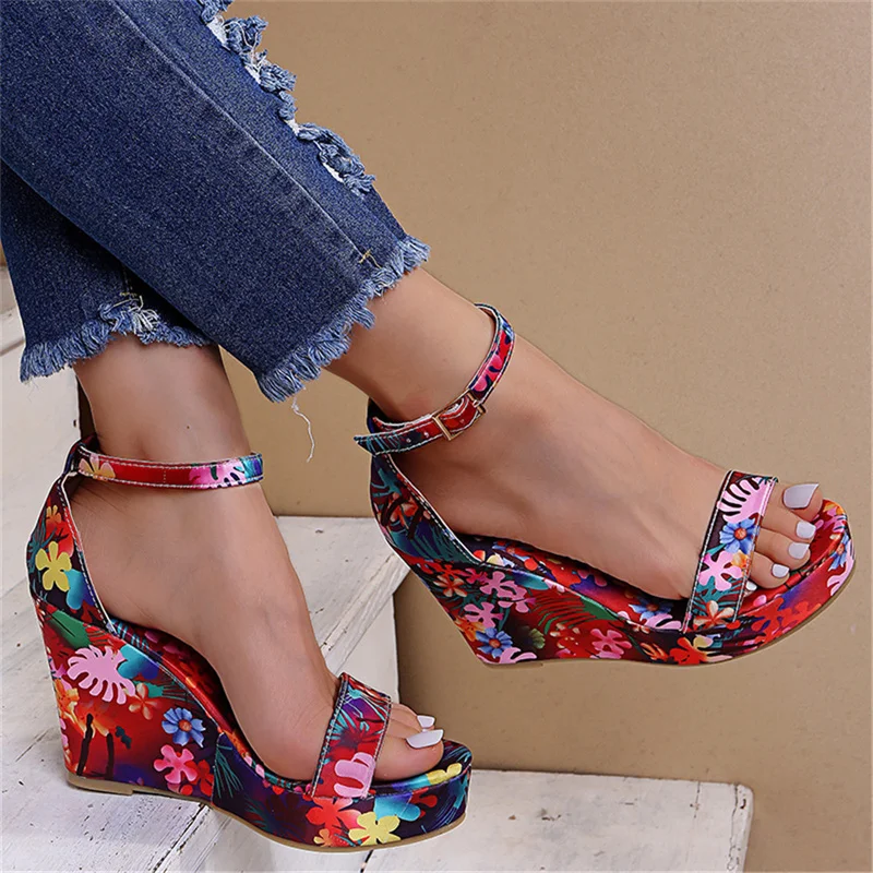 Plus Size 43 Fashion Women Sandals Summer Sexy Pumps For Womans Club Print Wedges Ladies Party Platform High Heels Dress Shoes
Plus Size 43 Fashion Women Sandals Summer Sexy Pumps For Womans Club Print Wedges Ladies Party Platform High Heels Dress Shoes