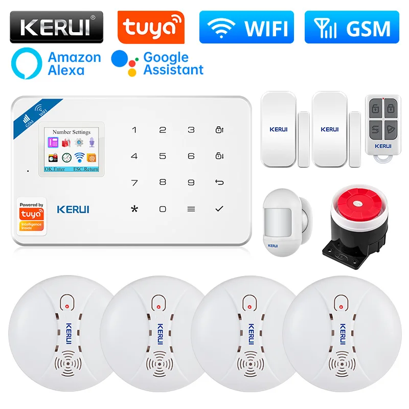 KERUI W181 беспроводная домашняя сигнализация WIFI GSM сигнализация Tuya умный дом Alexa датчик движения Детектор датчик двери сирена
KERUI W181 беспроводная домашняя сигнализация WIFI GSM сигнализация Tuya умный дом Alexa датчик движения Детектор датчик двери сирена